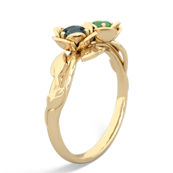 Alexandrite Rose Garden 14K Yellow Gold ring R5510