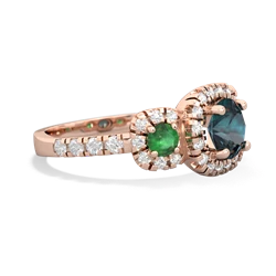 Alexandrite Regal Halo 14K Rose Gold ring R5350