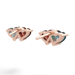 Alexandrite Sweethearts 14K Rose Gold earrings E5260