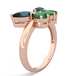 Alexandrite Butterfly 14K Rose Gold ring R2215