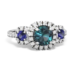 Alexandrite Regal Halo 14K White Gold ring R5350