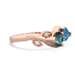 Alexandrite Floral Elegance 14K Rose Gold ring R5790