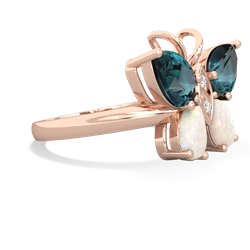 Alexandrite Butterfly 14K Rose Gold ring R2215