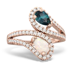 Alexandrite Diamond Dazzler 14K Rose Gold ring R3000