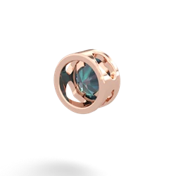 Alexandrite 6Mm Slide 14K Rose Gold pendant P3786