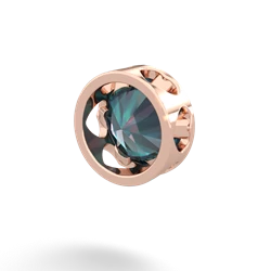 Alexandrite 8Mm Slide 14K Rose Gold pendant P3788