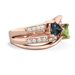 Alexandrite Bowtie 14K Rose Gold ring R2360