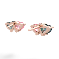 Alexandrite Sweethearts 14K Rose Gold earrings E5260