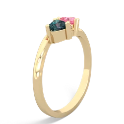 Alexandrite Sweethearts 14K Yellow Gold ring R5260