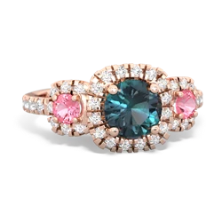 Alexandrite Regal Halo 14K Rose Gold ring R5350