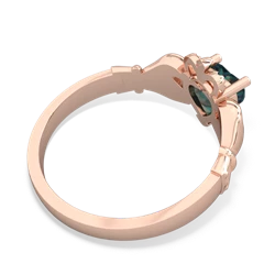 Alexandrite Claddagh 14K Rose Gold ring R2370