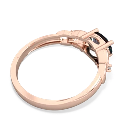 Alexandrite Links 14K Rose Gold ring R4032