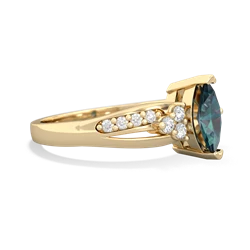 Alexandrite Royal Marquise 14K Yellow Gold ring R2343