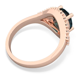 Alexandrite Antique Style Cocktail 14K Rose Gold ring R2564