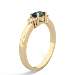 Alexandrite Simply Elegant East-West 14K Yellow Gold ring R2480