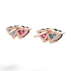 Alexandrite Sweethearts 14K Rose Gold earrings E5260