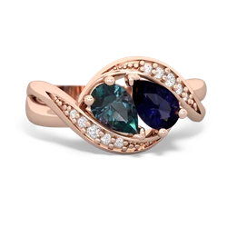 Alexandrite Summer Winds 14K Rose Gold ring R5342