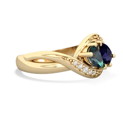 Alexandrite Summer Winds 14K Yellow Gold ring R5342