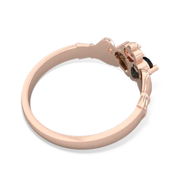 Alexandrite 'Our Heart' Claddagh 14K Rose Gold ring R2388