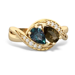 Alexandrite Summer Winds 14K Yellow Gold ring R5342