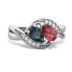 Alexandrite Summer Winds 14K White Gold ring R5342