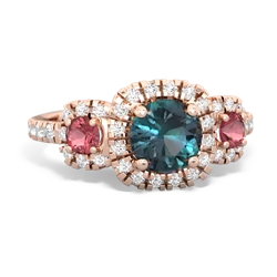 Alexandrite Regal Halo 14K Rose Gold ring R5350