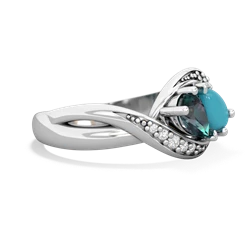 Alexandrite Summer Winds 14K White Gold ring R5342