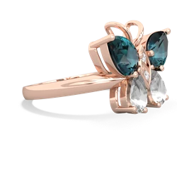 Alexandrite Butterfly 14K Rose Gold ring R2215