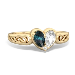 matching rings - Filligree 'One Heart'