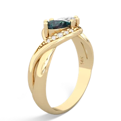 Alexandrite Summer Winds 14K Yellow Gold ring R5342