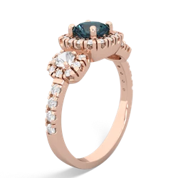 Alexandrite Regal Halo 14K Rose Gold ring R5350