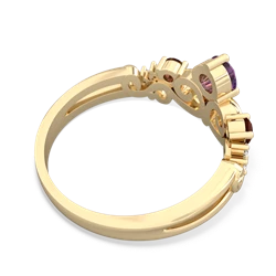 Amethyst Crown Keepsake 14K Yellow Gold ring R5740