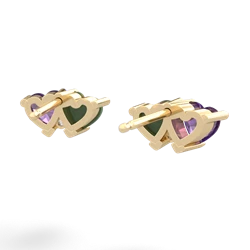 Amethyst Sweethearts 14K Yellow Gold earrings E5260