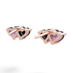 Amethyst Sweethearts 14K Rose Gold earrings E5260