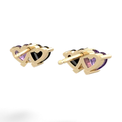 Amethyst Sweethearts 14K Yellow Gold earrings E5260