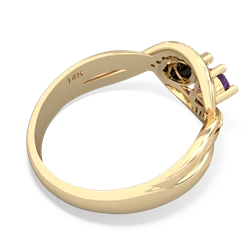 Amethyst Summer Winds 14K Yellow Gold ring R5342