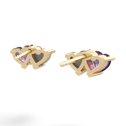 Amethyst Sweethearts 14K Yellow Gold earrings E5260