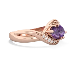 Amethyst Summer Winds 14K Rose Gold ring R5342