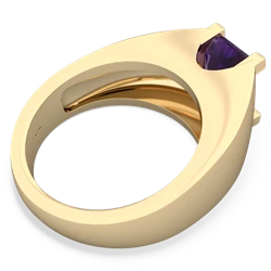 Amethyst Men's 14K Yellow Gold ring R1836