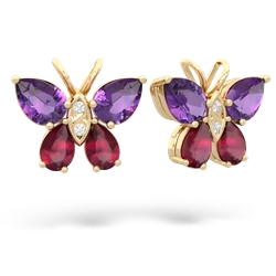 matching earrings - Butterfly