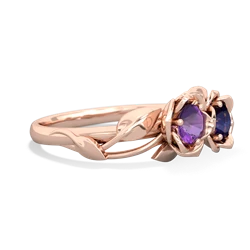 Amethyst Rose Garden 14K Rose Gold ring R5510