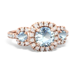 Opal Regal Halo 14K Rose Gold ring R5350