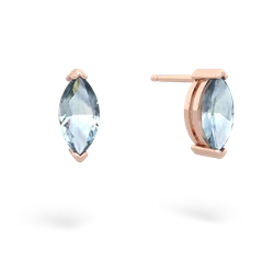 matching earrings - 8x4mm Marquise Stud