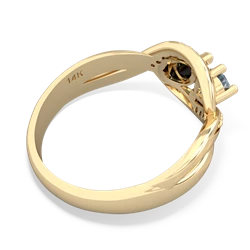 Aquamarine Summer Winds 14K Yellow Gold ring R5342