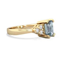 Aquamarine Timeless Classic 14K Yellow Gold ring R2591