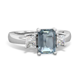 similar item - Diamond Three Stone Emerald-cut Trellis