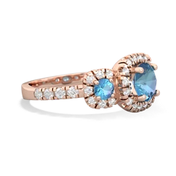 Opal Regal Halo 14K Rose Gold ring R5350