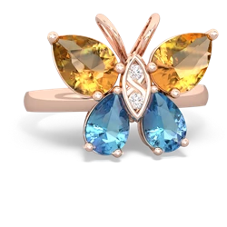 matching rings - Butterfly