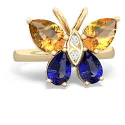 matching rings - Butterfly