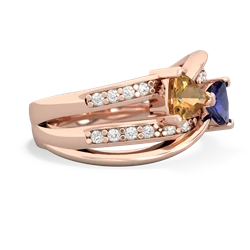 Citrine Bowtie 14K Rose Gold ring R2360